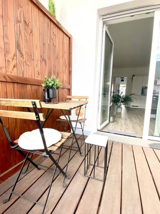Modernes Trierer Cityloft Mit Grossem Balkon Exterior photo