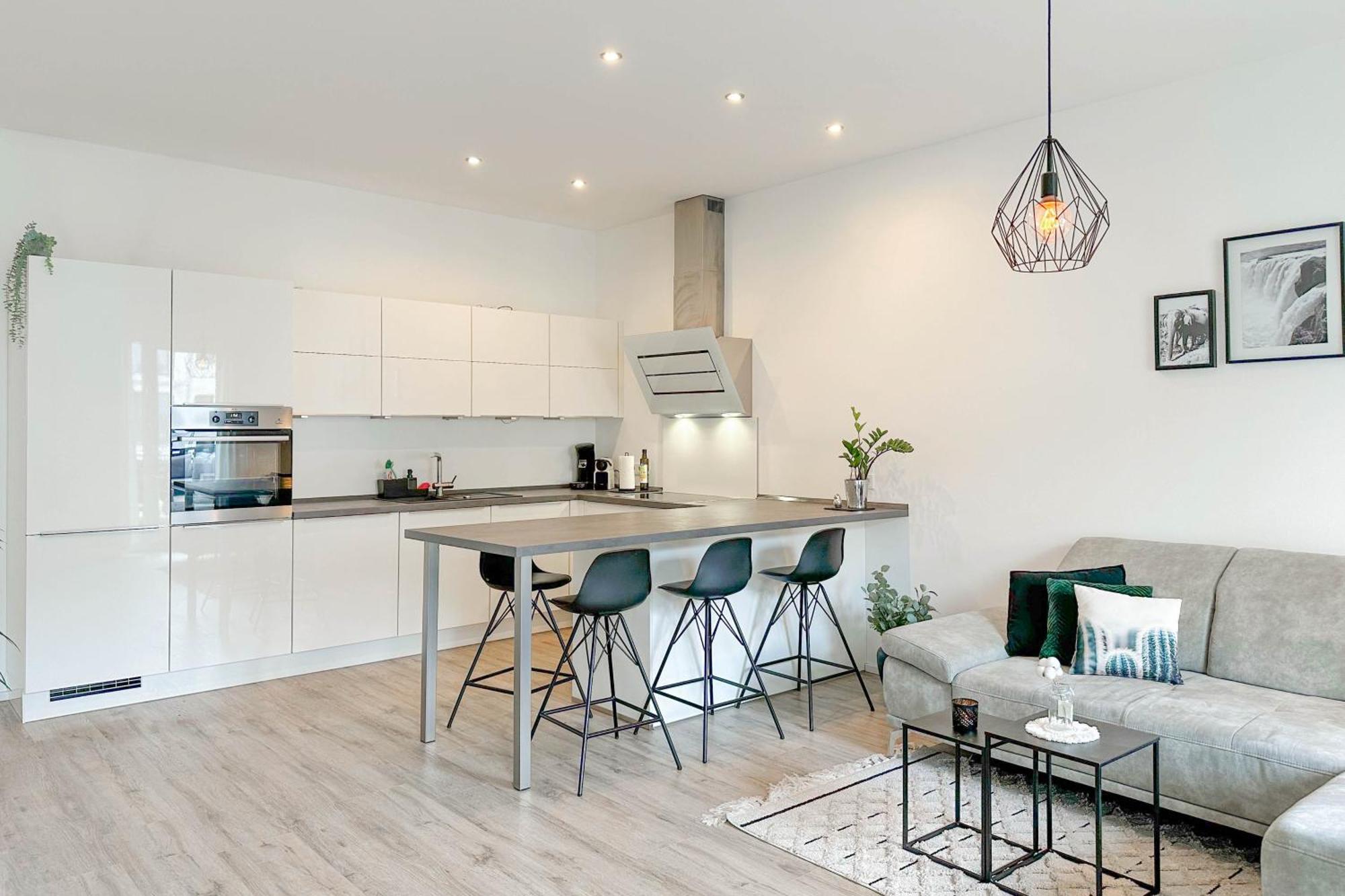 Modernes Trierer Cityloft Mit Grossem Balkon Exterior photo