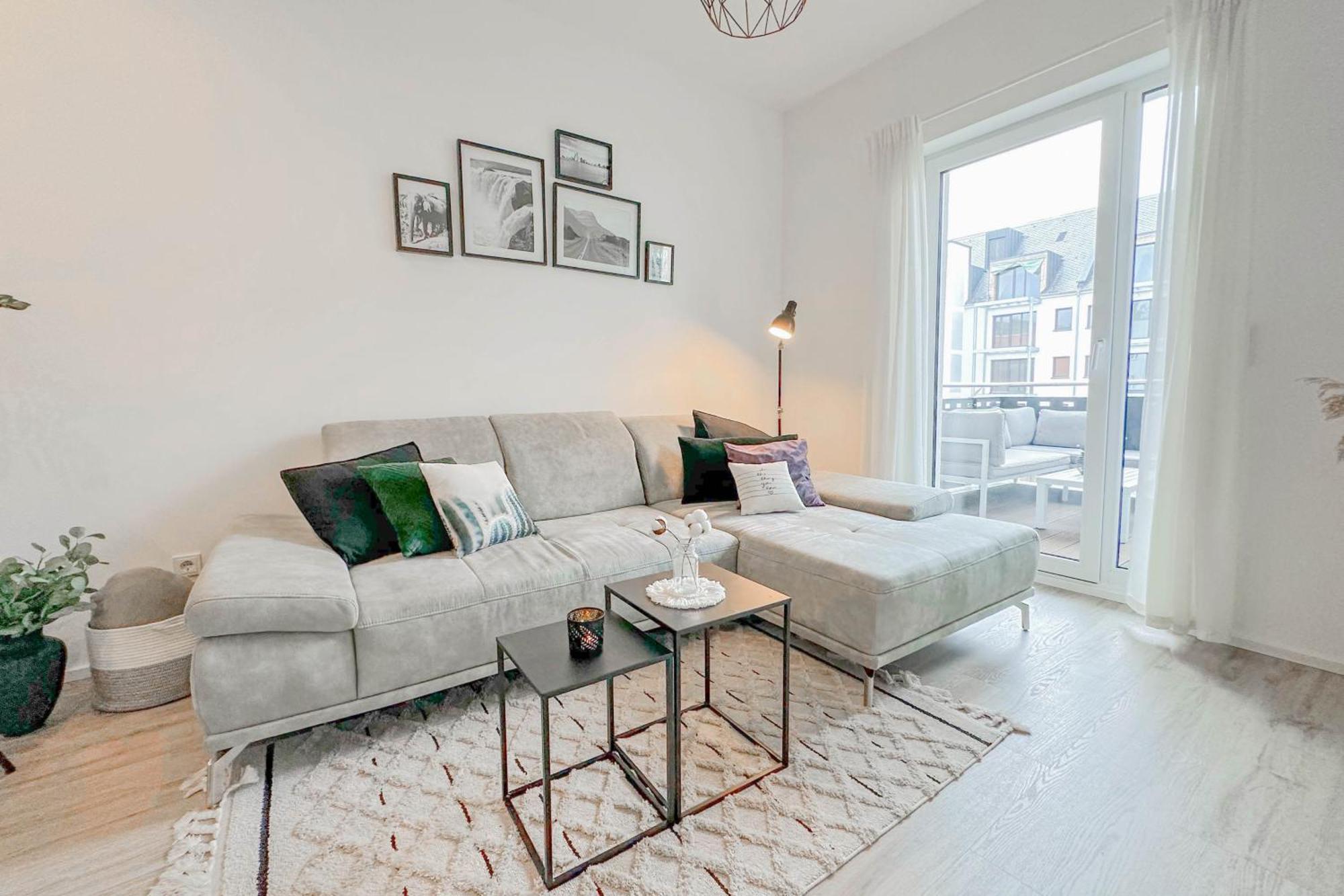 Modernes Trierer Cityloft Mit Grossem Balkon Exterior photo