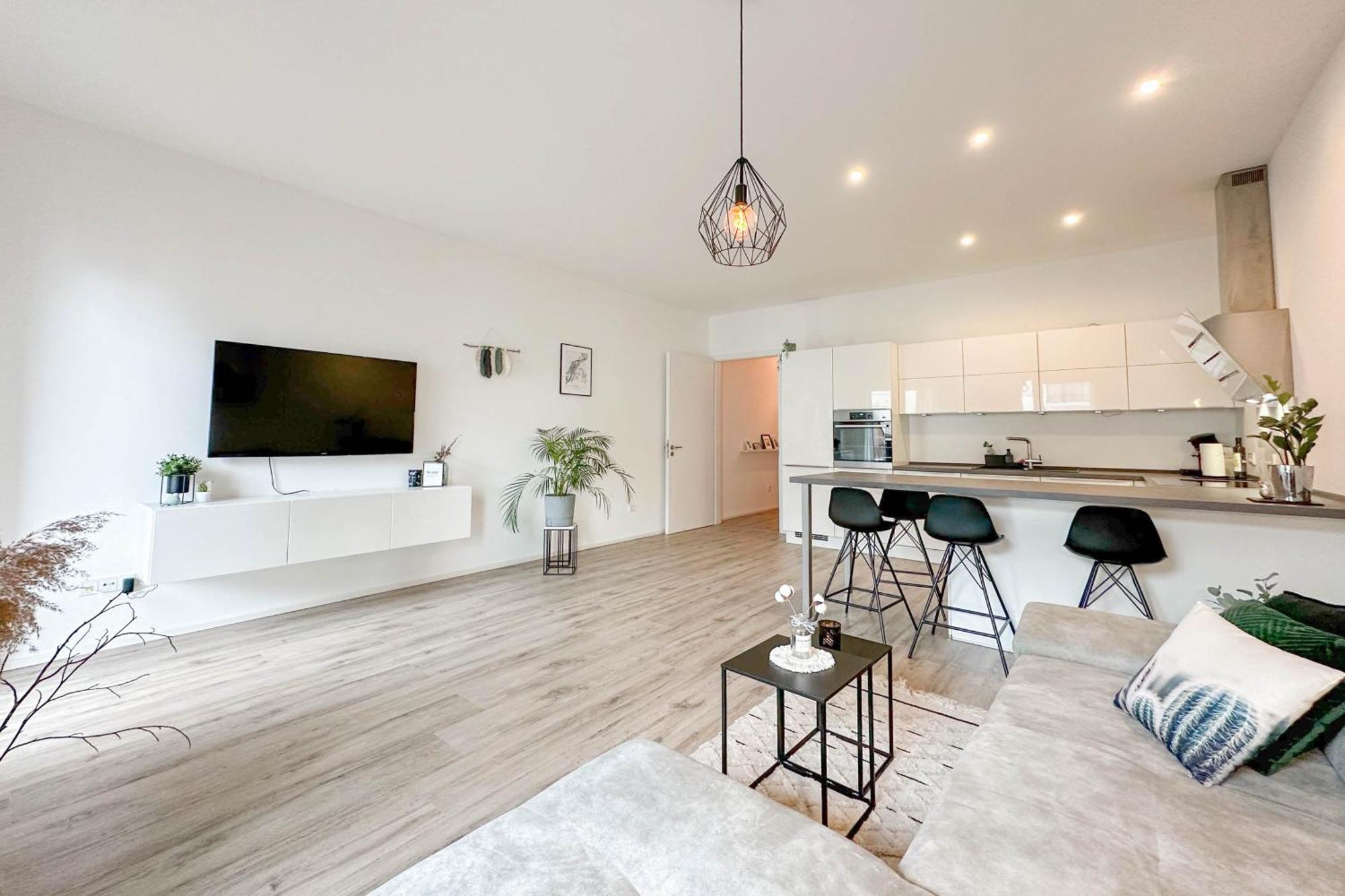 Modernes Trierer Cityloft Mit Grossem Balkon Exterior photo
